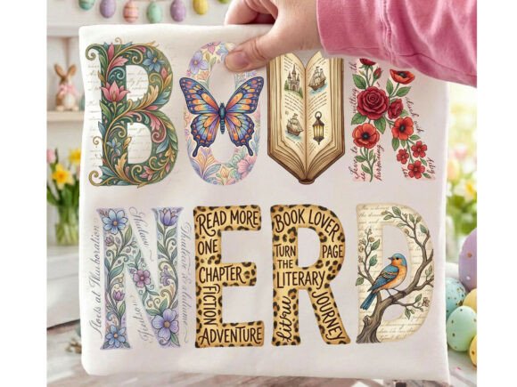 Download Retro Book Nerd Trendy Book Lover Tshirt - Premium Bundle