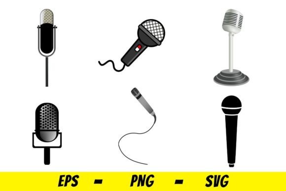 Download Microphone Illustration #2 - Microphone Collection