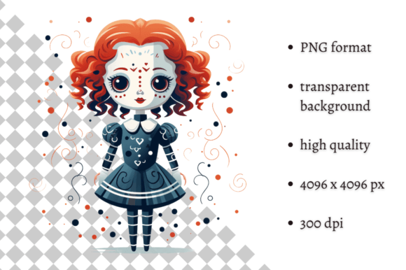 Download Cute Halloween Doll PNG Clipart - Halloween doll Collection