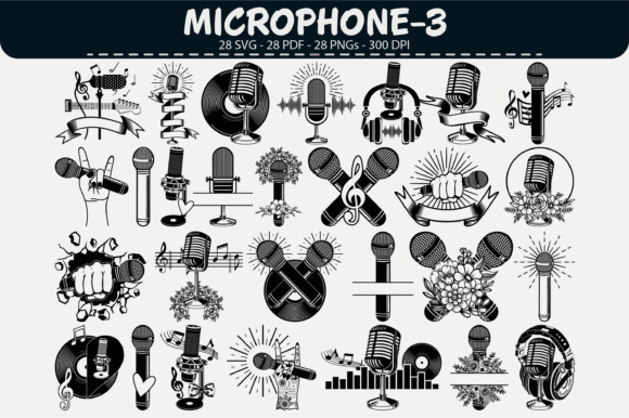 Download Microphone Vector Clipart – 28 Designs - Microphone Collection