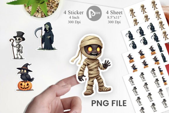 Download Gothic Character Sticker Pack - Sticker Collection