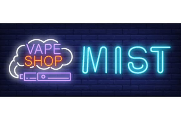 Download Vape Shop Mist Neon Sign. Electronic Cig - Electronic Collection